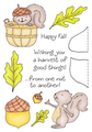 Clear Stamp Set - Squirrel