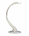Hanging Stand - Blown Glass Silver 9"