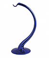 Hanging Stand - Blown Glass Blue 9"