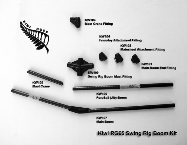 Kiwi RG65 B Rig Swing Rig Boom Kit - Brighton Boat Works