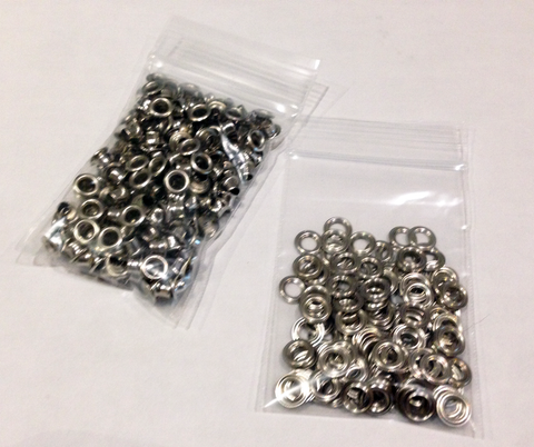 3.175 mm ID Nickel Plated Grommets and Washers