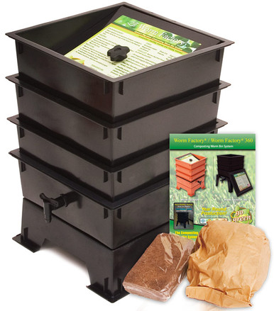 Worm Factory Composter Worm Factory Worm Composting Bin - The Squirm Firm