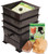Three Tray Worm Factory Worm Composting Bin - Black