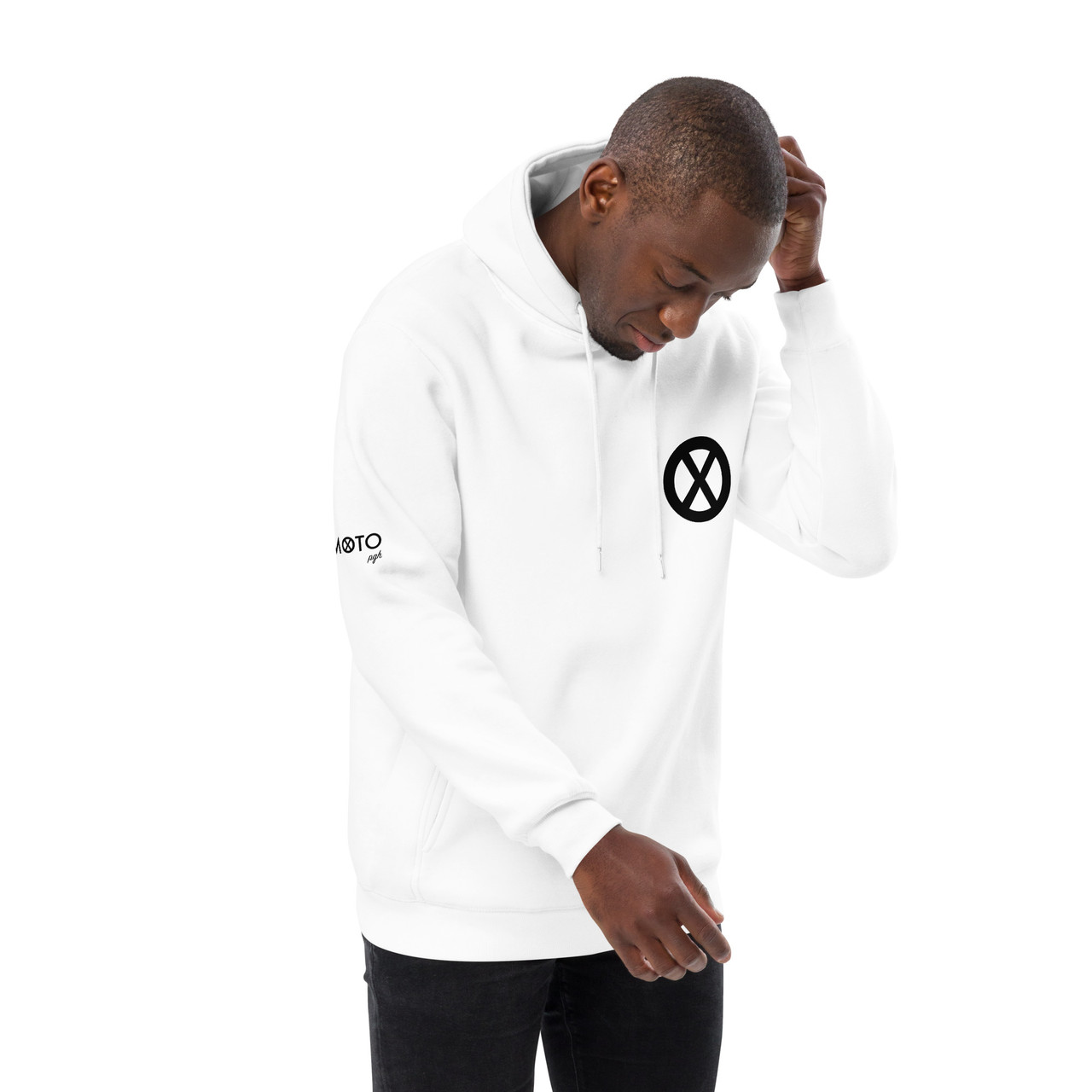 Collusion discount hoodie white