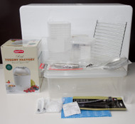 *This Kit does not come with foam box, 10L container  - components needed for successful maturing of your cheese.
Foam Box - Alternative hard sided cooler box i.e. Eski 
10L container - Decor Tellfresh Oblong Container 10L from BigW or Spotlight