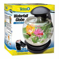 TETRA Waterfall LED Globe Aquarium Kit Desktop - Just Add Water & Fish -TM29008