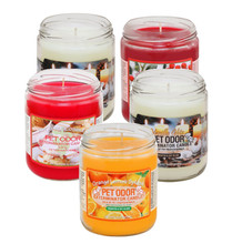 Pet Odor Exterminator Candles  
Limited Time Offer
Now Available in a Very Popular Winter Wonderland  Bundle 

You will receive 5 Assorted Holiday fragrance candles: 

* HollyBerry Hills
* Hot Apple Cobbler
* Orange Lemon Splash
* Vanilla Glitz