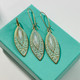shown with matching earrings 