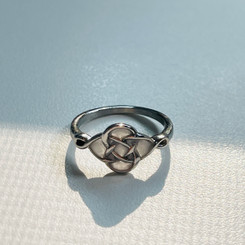 Celtic love knot ring