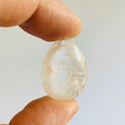 lacey milk pendant