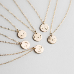 boobs stamped necklace