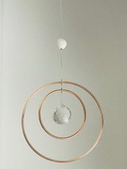 gold rings sun catcher
