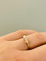 beach glass ring