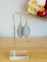 navette dangle earrings