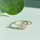7 x 5mm north/south bezel, hammered  band