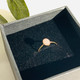 7 x 5mm north/south bezel, hammered  band