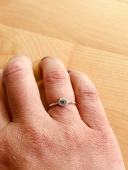 stamped heart ring