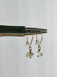 herkimer diamond earrings