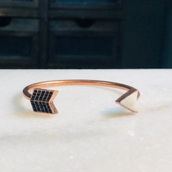 arrow breastmilk cuff bracelet