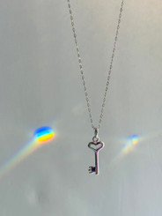 heart key charm