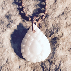 faceted teardrop
