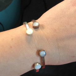 two dots cuff bracelet