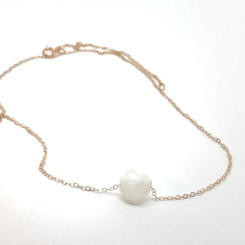 delicate flat oval chain