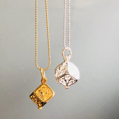 square cage locket
