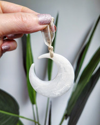 crescent moon ornament