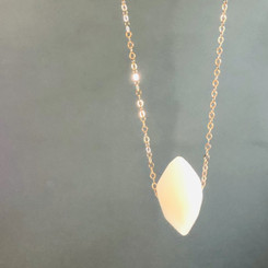 delicate gem necklace
