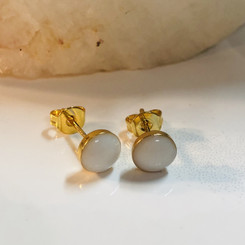 little stud breastmilk earrings