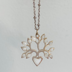 heart tree of life pendant