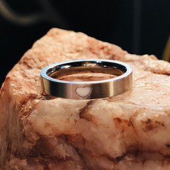 stainless heart band