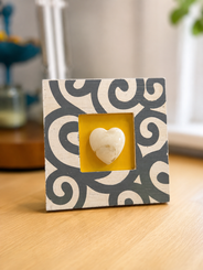 neutral swirls picture frame