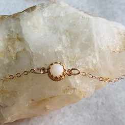crown link necklace