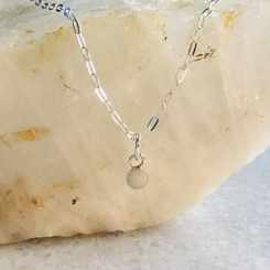 tiny dot necklace