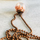 copper flecks, hammered copper cap
