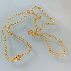 textured fine cable chain