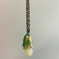 milk drop necklace