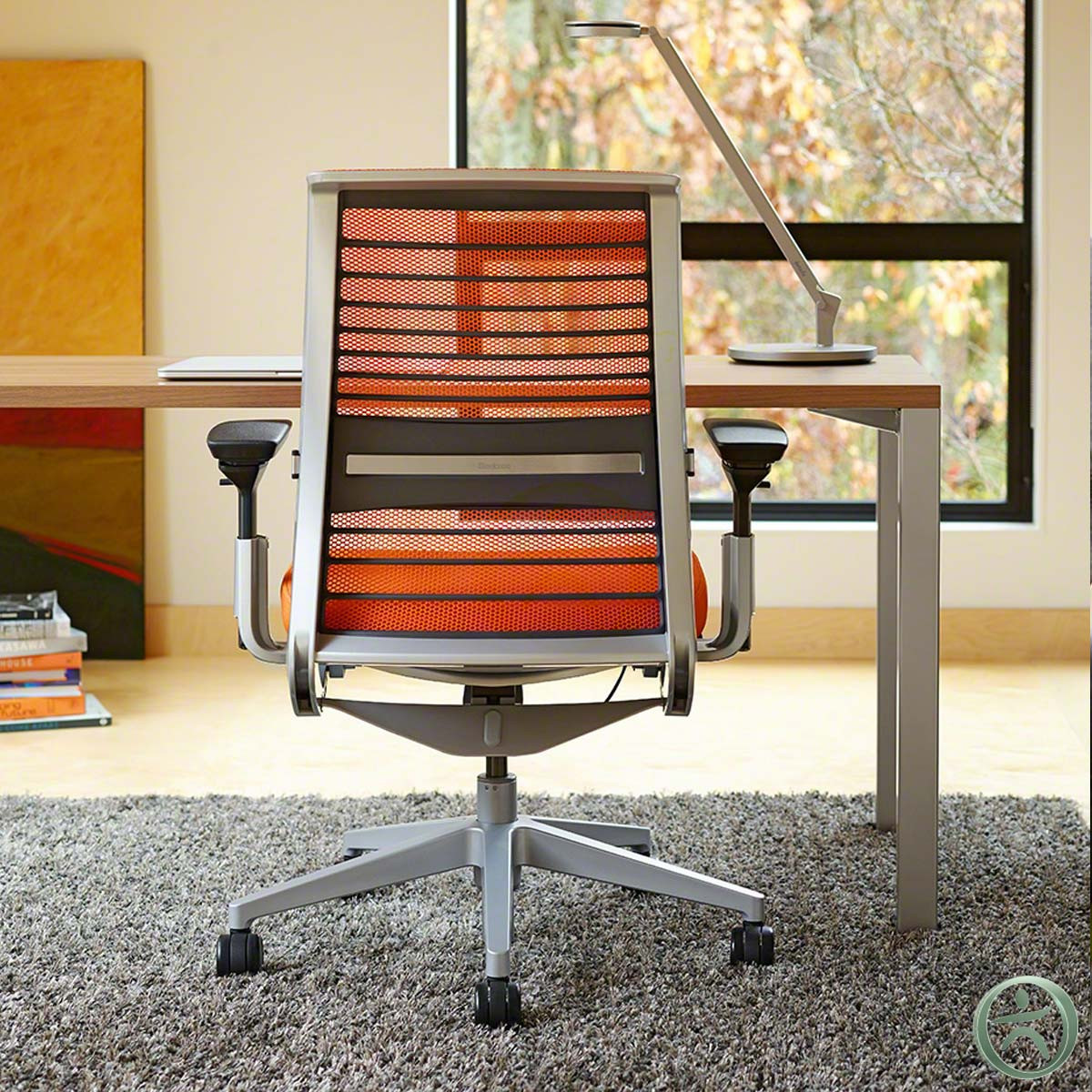 Steelcase think 3d licorice deals mesh fabric chair