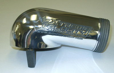 Polished 4150 O Ringed Carb Hat Without Divider Blade