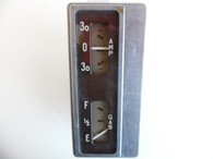 1938 Hupmobile Ampere Amp Gas Fuel Dash Gauge Cluster NOS
