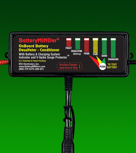 BatteryMINDer® Model OBD-24: 24V On-Board Desulfator 