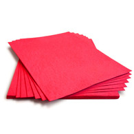 Bright Red Plantable Wildflower Seed Recycled Paper Sheets - 8.5" x 11"
