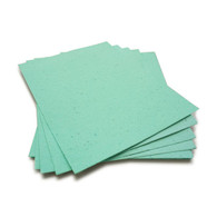 Aqua Blue Plantable Wildflower Seed Seeded Paper Sheets - 8.5" x 11"