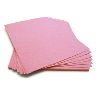 Hot Pink Plantable Wildflower Seed Seeded Paper Sheets - 8.5" x 11"