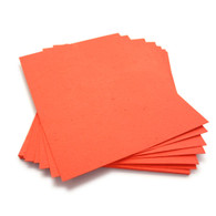 Tangerine Plantable Wildflower Seed Seeded Paper Sheets - 8.5" x 11"