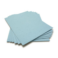 Cornflower Blue Plantable Wildflower Seed Seeded Paper Sheets - 8.5" x 11"