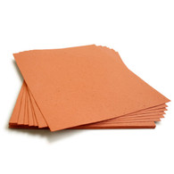 Terra Cotta Burnt Orange Plantable Wildflower Seed Seeded Paper Sheets - 8.5" x 11"