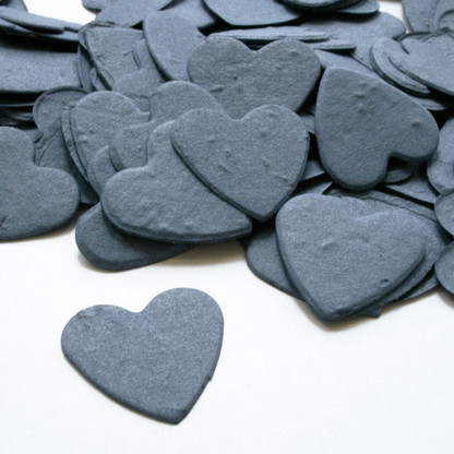 Heart Shaped Plantable Confetti - French Blue